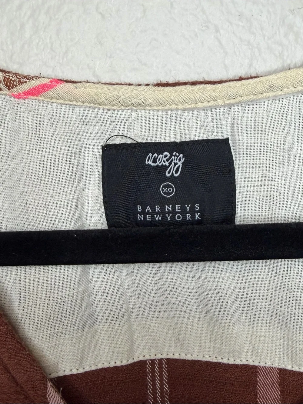 Ace & Jig x Barney’s NY Striped Tunic Dress Cotton Metallic Boho Small